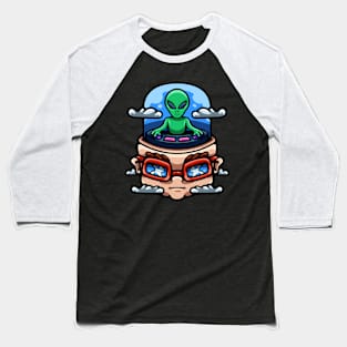 Alien Mind Controller Baseball T-Shirt